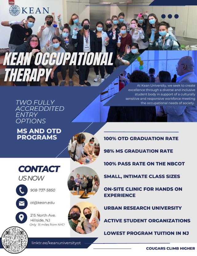 Department of Occupational Therapy Kean University
